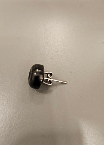 Orijinal SWATCH Marka Siyah Minimalist Küpe - Görsel 4