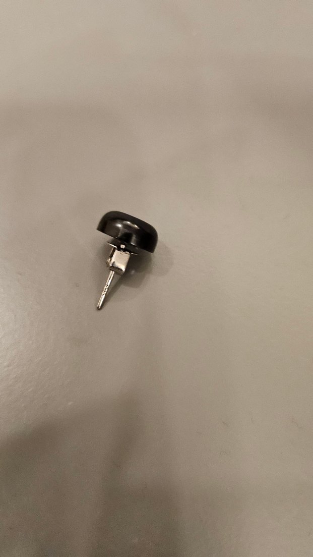 Orijinal SWATCH Marka Siyah Minimalist Küpe - Görsel 2