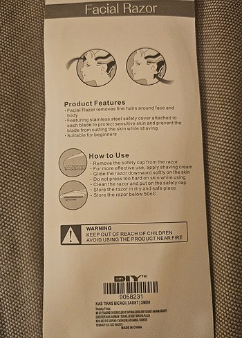 3 Parça Renkli Yüz Tıraş Bıçağı - Görsel 2