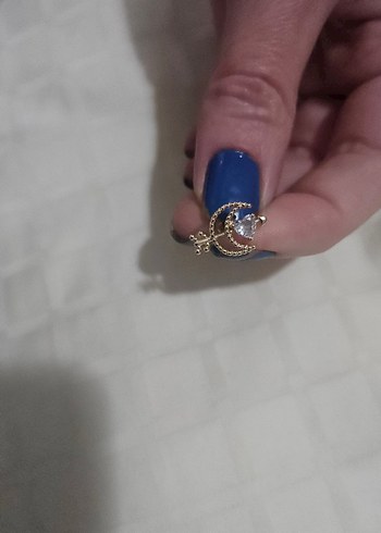 Çelik Zirkon Taşlı Helix Piercing Kıkırdak Küpesi. - Görsel 2