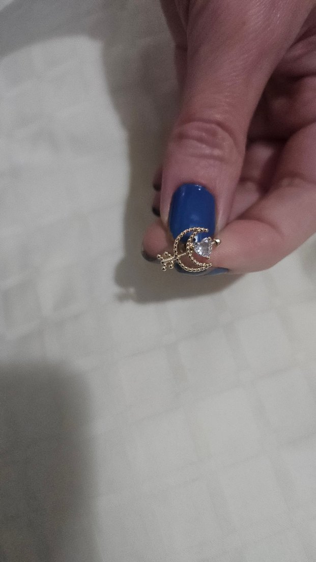 Çelik Zirkon Taşlı Helix Piercing Kıkırdak Küpesi. - Görsel 2