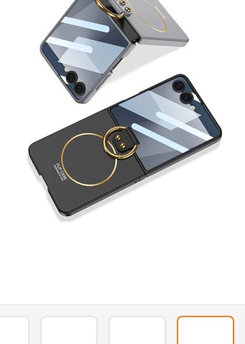 Parlak Mor Katlanabilir Telefon Kılıfı - Görsel 3