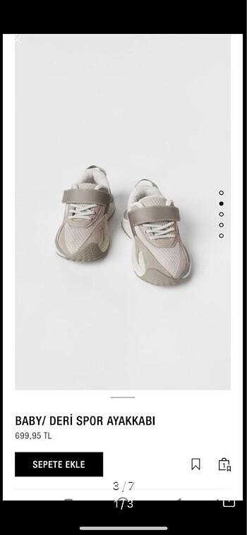 Zara Bebek Ayakkabı