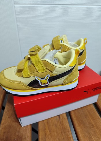 Erkek Çocuk Sarı Cırt Cırtlı Spor Ayakkabı - Görsel 2