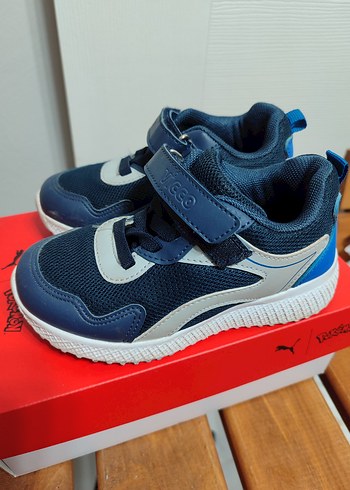 Mavi Erkek Çocuk Spor Ayakkabı Velcro - Görsel 5