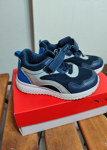 Mavi Erkek Çocuk Spor Ayakkabı Velcro - Görsel 2