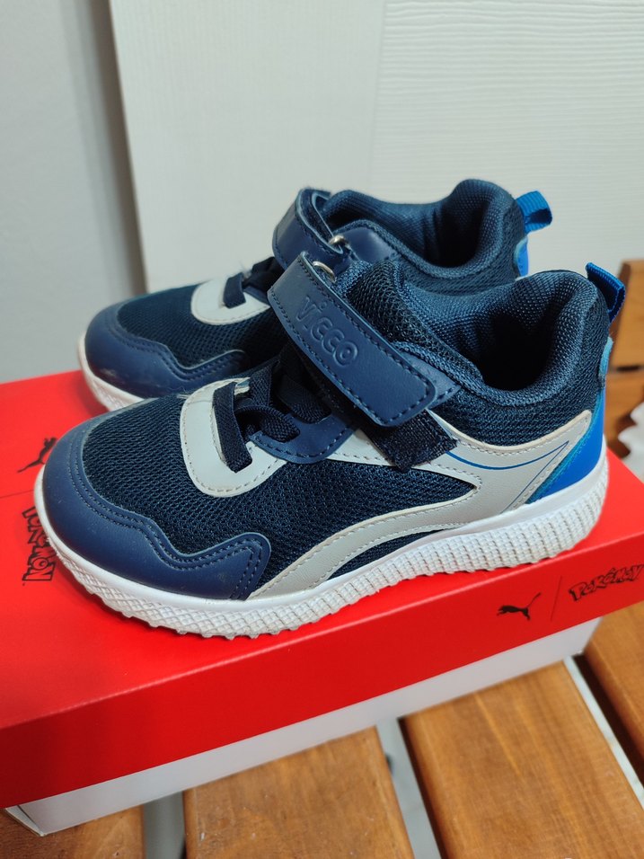 Mavi Erkek Çocuk Spor Ayakkabı Velcro - Görsel 5