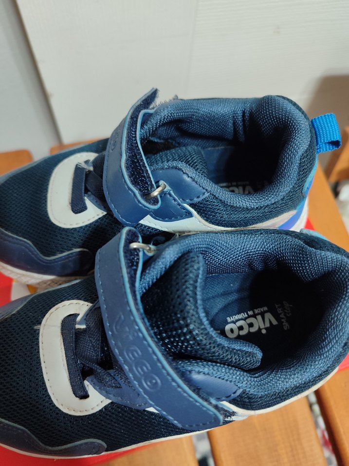 Mavi Erkek Çocuk Spor Ayakkabı Velcro - Görsel 4