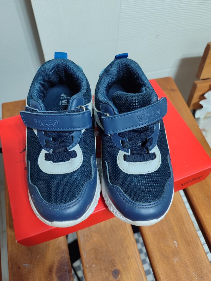 Mavi Erkek Çocuk Spor Ayakkabı Velcro - Görsel 3