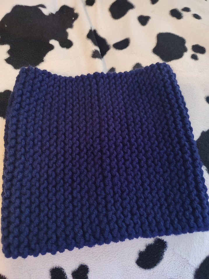 Erkek Gri Midi Boy Basic Örgü Atkı - Görsel 3