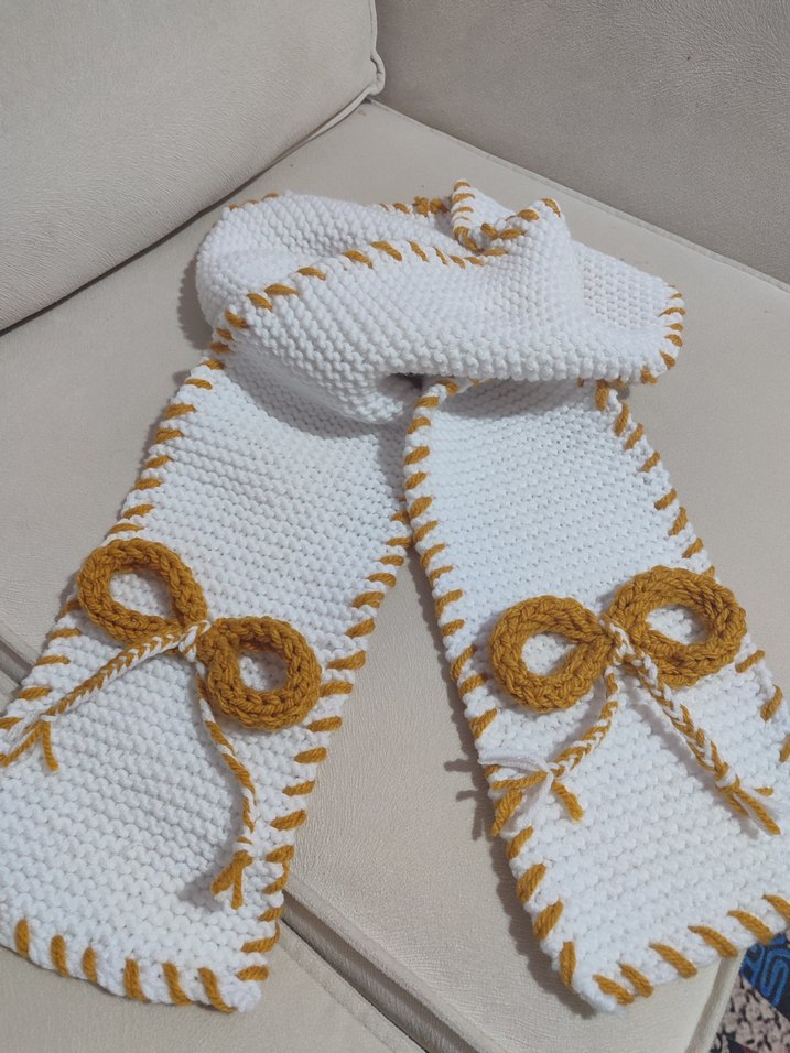 el yapımı fiyonk atkı - Görsel 2