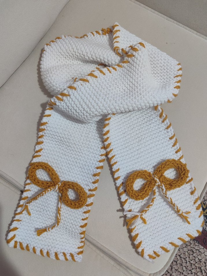 el yapımı fiyonk atkı - Görsel 4