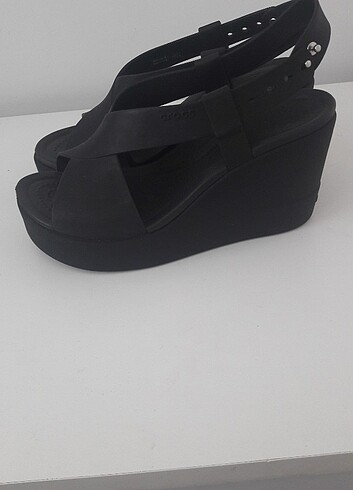 36 Beden siyah Renk #sandalet #dolgu topuk #ayakkabı 