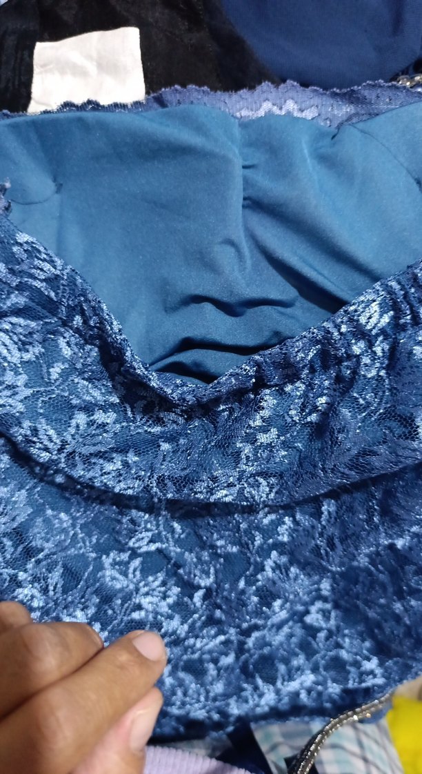 Lacivert straplez - Görsel 3