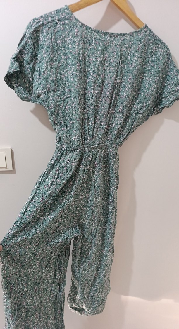 Yeşil Bohem Uzun Salaş tulum - Görsel 3