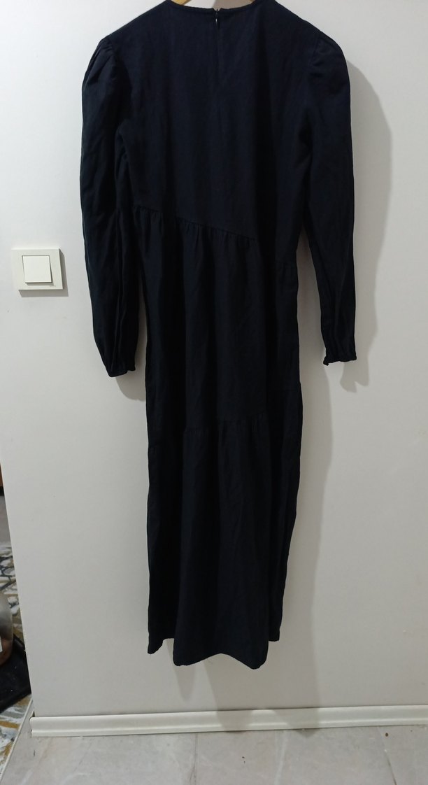 Siyah Kadın Uzun Elbise - Görsel 2