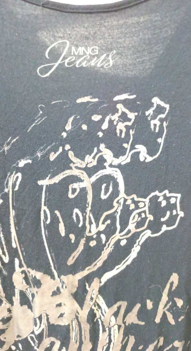 Siyah Baskılı Uzun elbise - Görsel 2