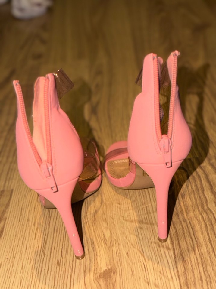 Pembe Stiletto Topuklu Kadın Ayakkabı - Görsel 4
