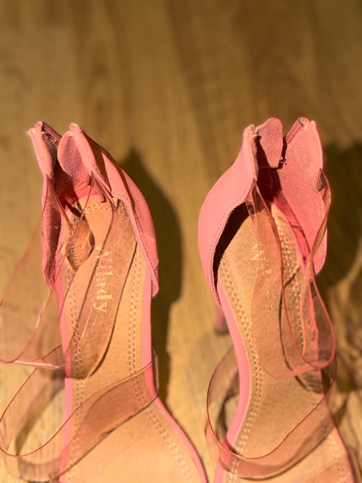 Pembe Stiletto Topuklu Kadın Ayakkabı - Görsel 3