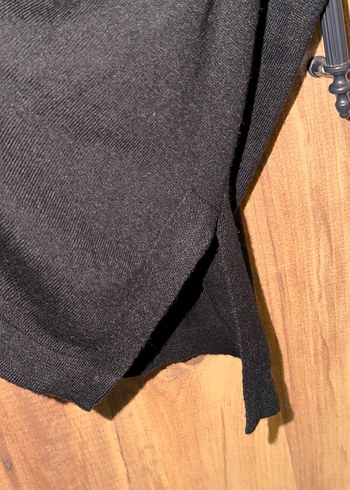 Siyah Boğazlı Salaş Kadın Kazak - Görsel 3