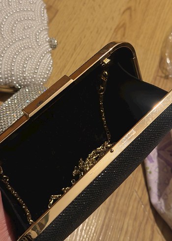 Kadın Gri Payetli Abiye Çanta - Görsel 7