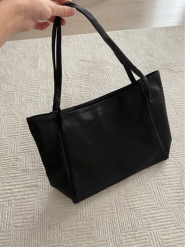 Zara Siyah shopper çanta