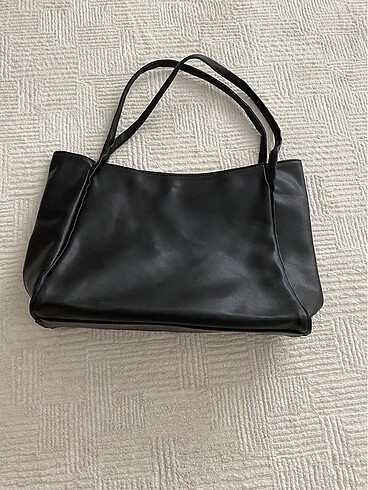Siyah shopper çanta