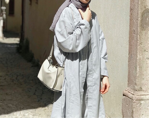 Liolle Keten Abaya Takım