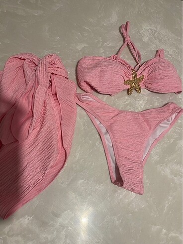 s Beden Pembe bikini takımı (SATILDI)