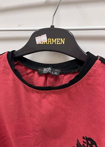 Beli lastikli gül kurusu yazlık tshirt crop - Görsel 2