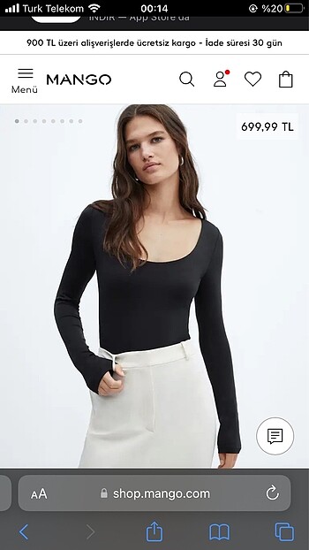 mango zıbın çıtçıtlı body