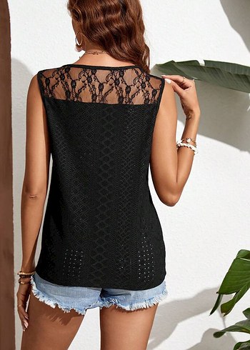 Sheinside Shein Fransız Dantelli Bluz