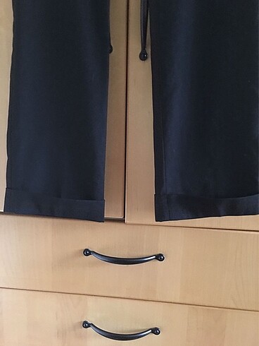 34 Beden siyah Renk Mango Suit Kumaş Ofis Pantolonu