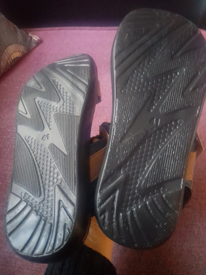 Erkek Mavi Tokalı Sandalet - Görsel 2