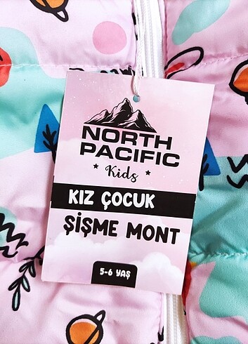 6 Yaş Beden Kız Çocuk Şişme Mont