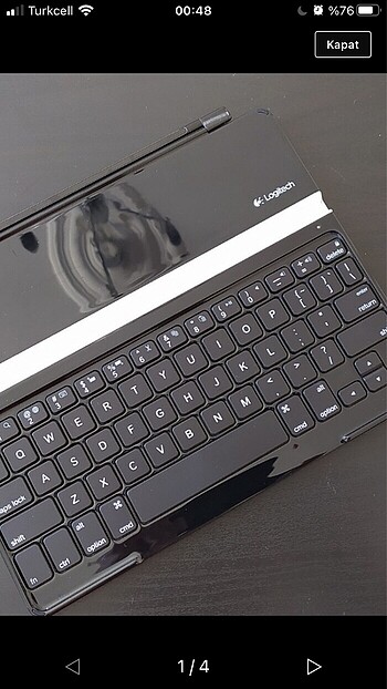 Logitech ipad air 2 klavye