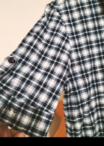 Gri Kareli Düğmeli Kadın Tulum - Görsel 5