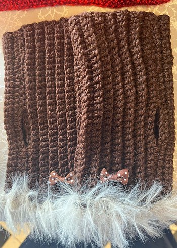 Yeşil Örgü Kadın Eldivenleri - Görsel 4