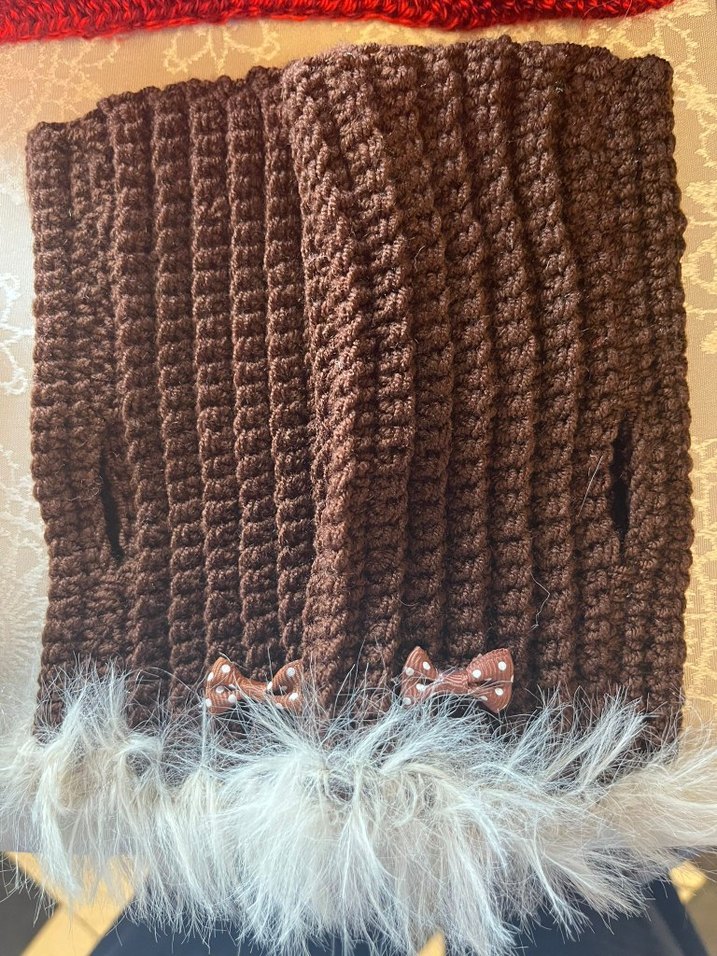 Yeşil Örgü Kadın Eldivenleri - Görsel 4