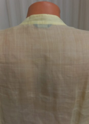 Bej Kadın Keten Gömlek - Görsel 4