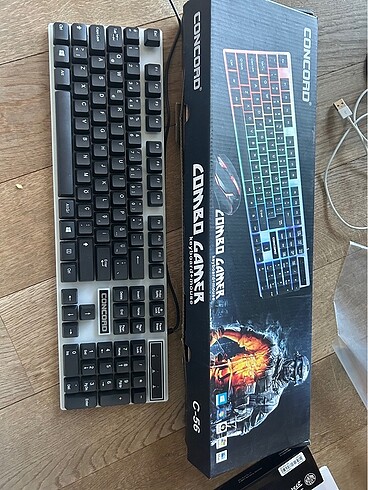 Concord combo gamer klavye ışıklı