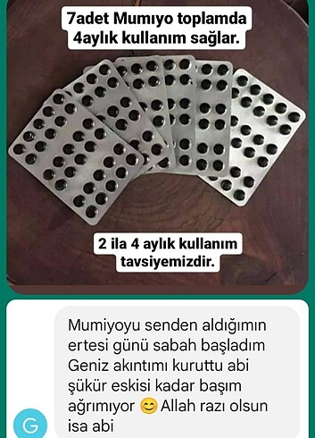 3 paket Mumio