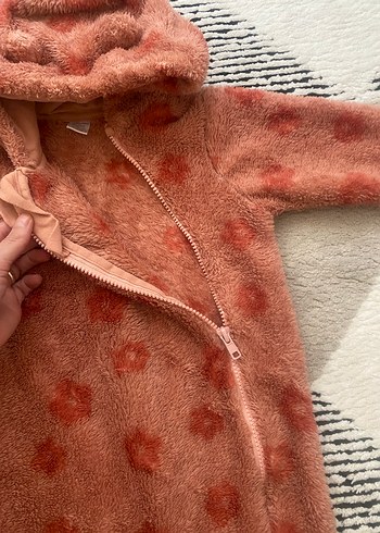 Kahverengi Kürklü Bebek Tulum - Görsel 5