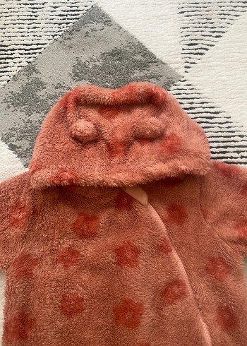 Kahverengi Kürklü Bebek Tulum - Görsel 4