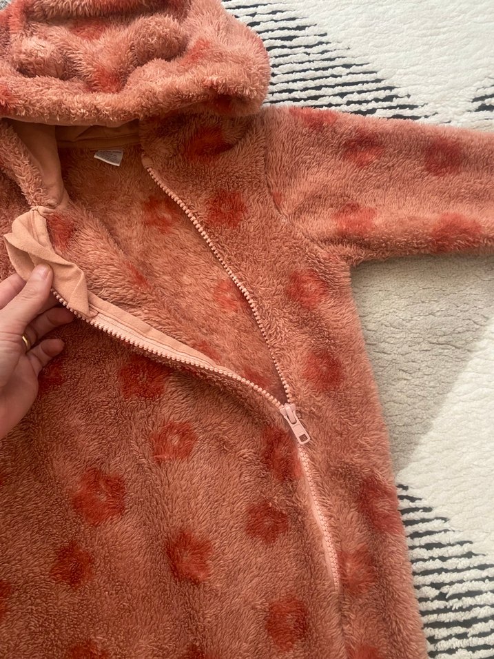 Kahverengi Kürklü Bebek Tulum - Görsel 5