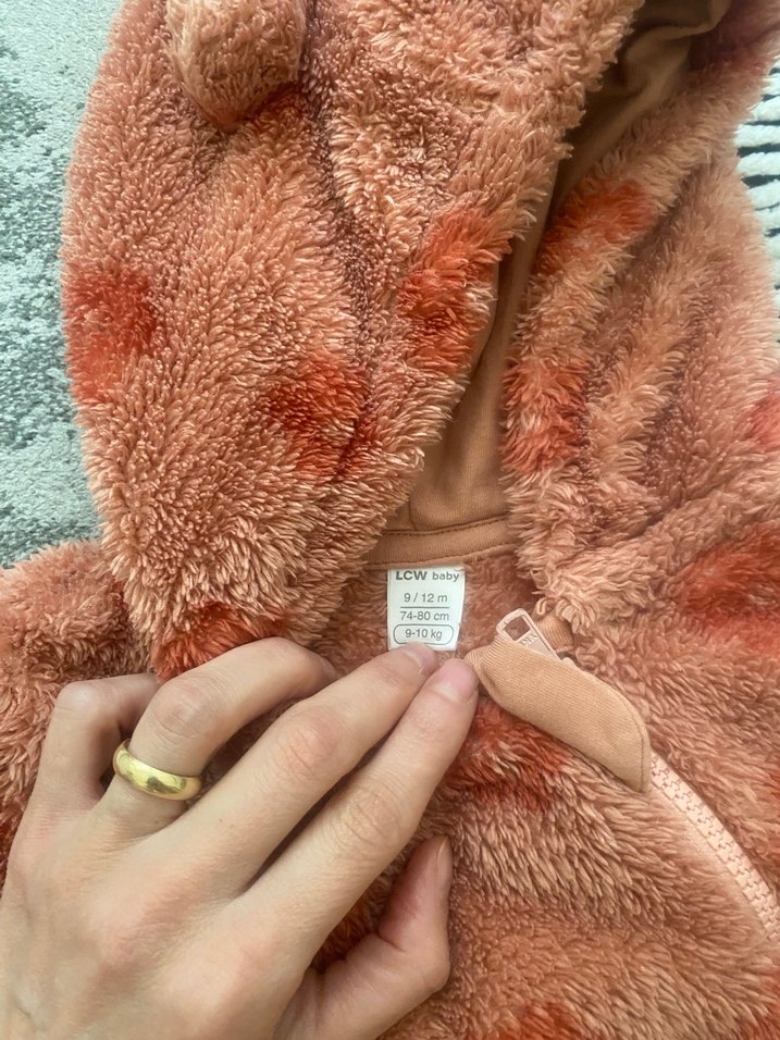 Kahverengi Kürklü Bebek Tulum - Görsel 3