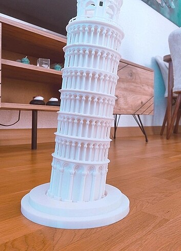  Beden Renk 3d ile pisa kulesi