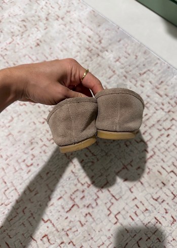 Shoes more Bej Süet Kadın Loafer - Görsel 3