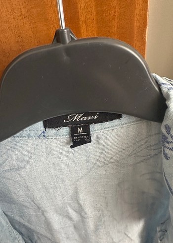 Mavi Jeans Düğmeli Kısa Kollu Mavi Denim Gömlek