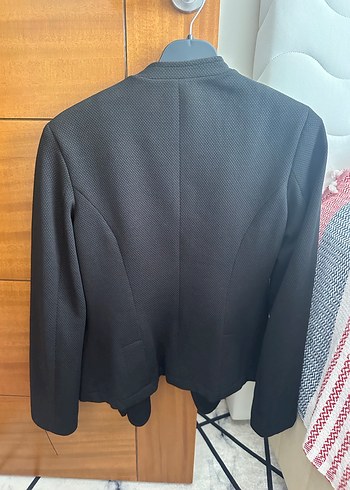 36 Beden siyah Renk Siyah Kadın Ofis Blazeri - SHEGGY